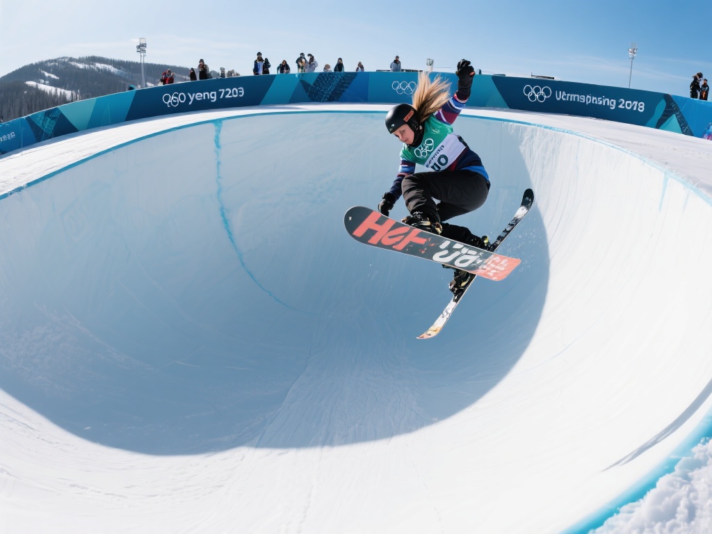 世界自由式滑雪U型场地女子巅峰对决 The U-type venue, of