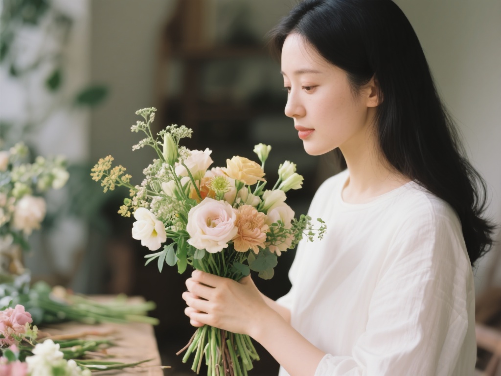 刘禹彤晒日常随笔:一手鲜花,一手篮球 “左手捧花”象征着生活中温柔与美好的一面