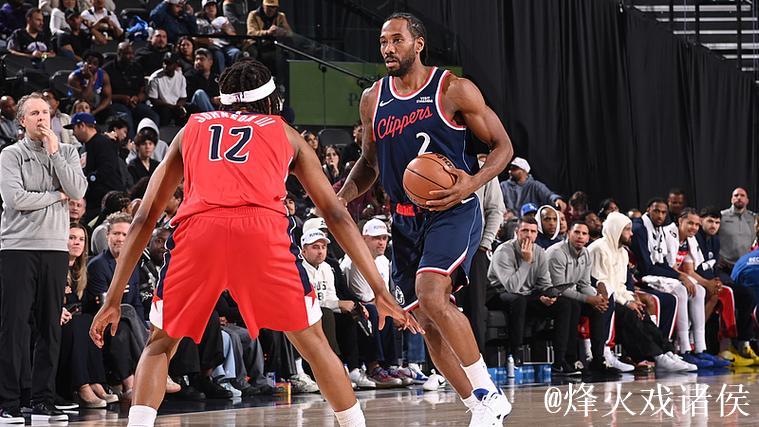 莱昂纳德三分神准砍33分 哈登22+5+8助快船大胜奇才豪取四连胜